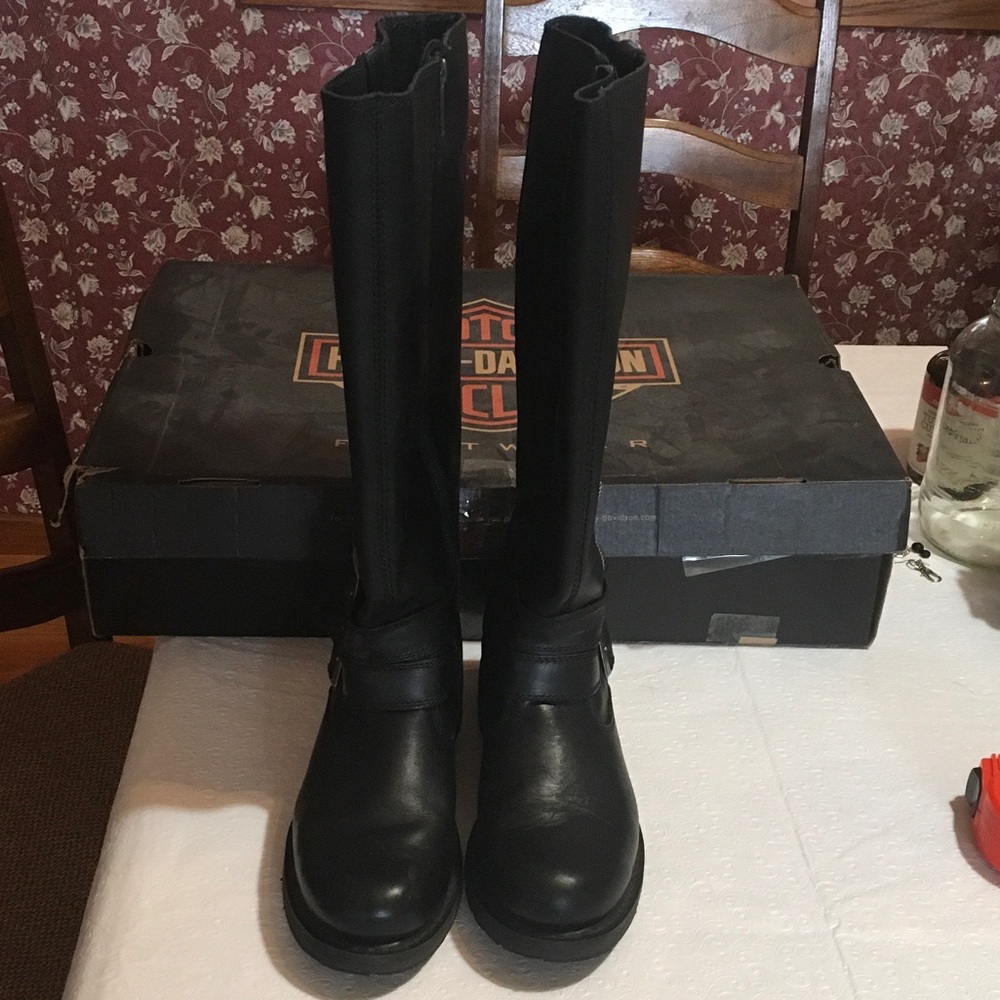 Harley Davidson Leather Black Sennett